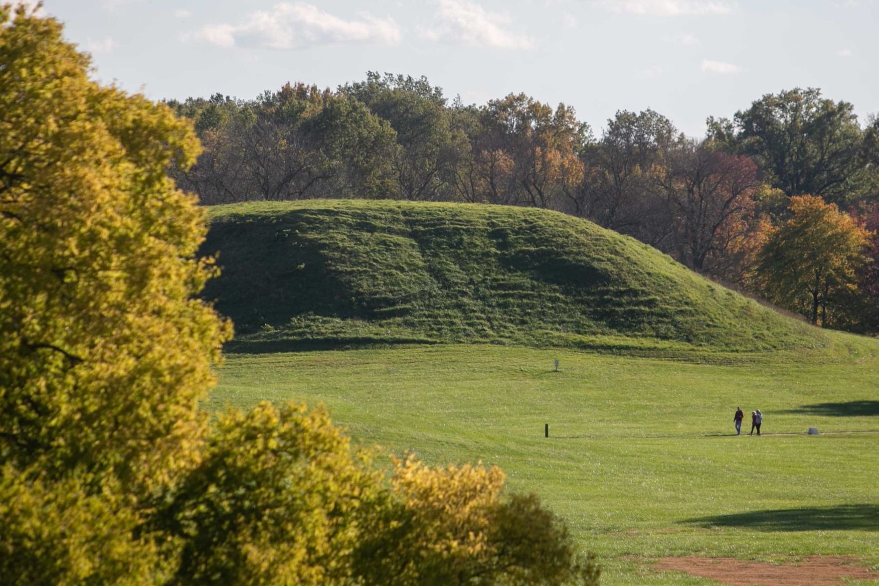 Fall colors from Cahokia Mounds